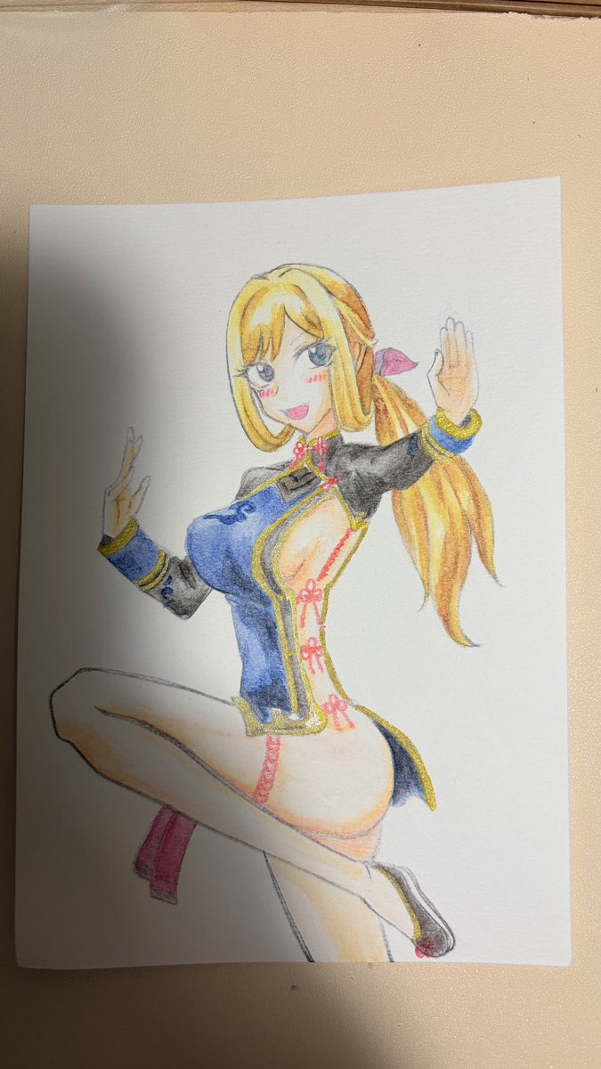 金髪表現ムズいな