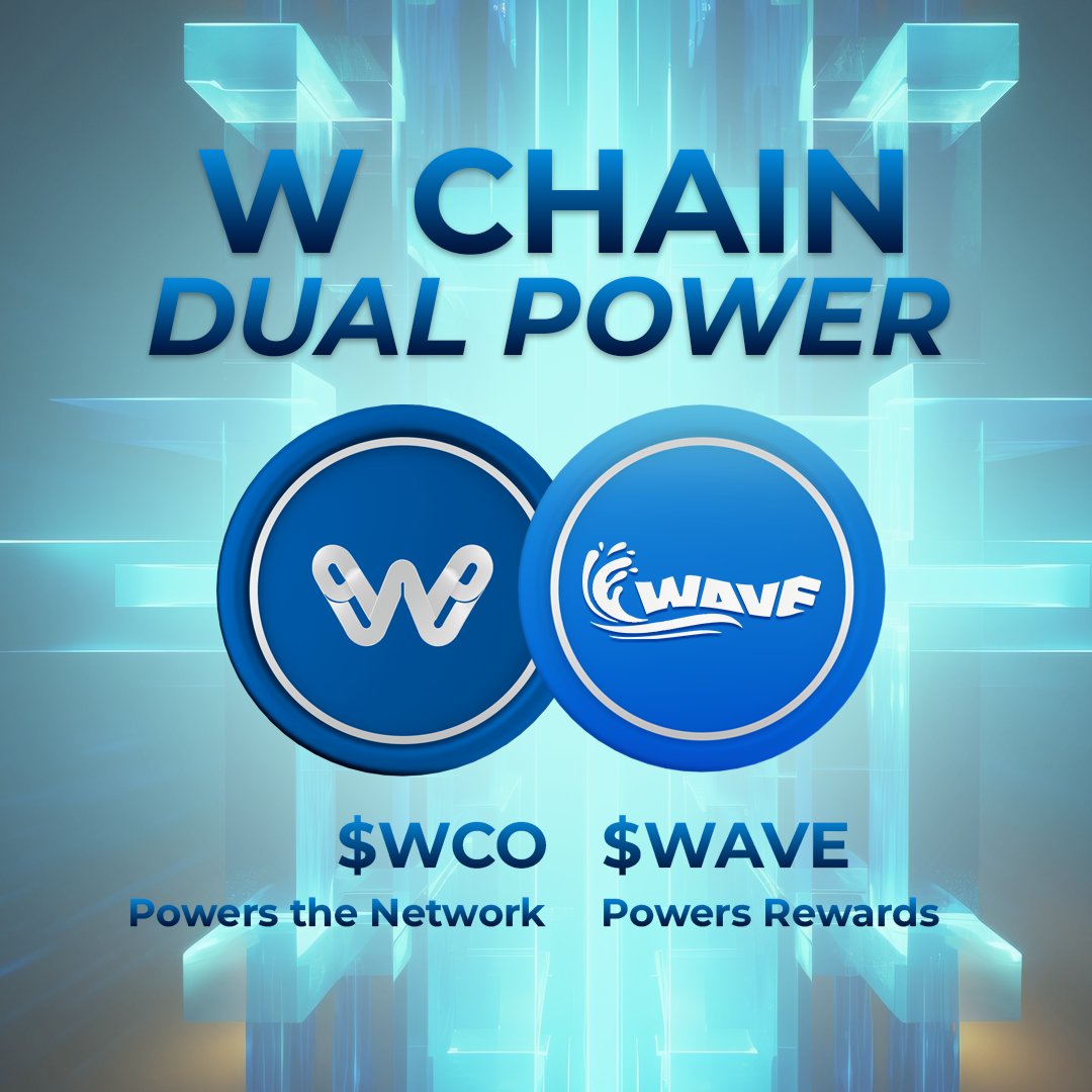 ⚡ Two Assets. One Ecosystem. Infinite Possibilities.

🔹 $WCO – The backbone utility coin of W Chain
👉 w-chain.com/products/wco/

🔹 $WAVE – The rewards &amp; farming token of W Swap
👉 w-chain.com/products/wave/

Together, they drive the DeFi engine—powering utility, rewards, and