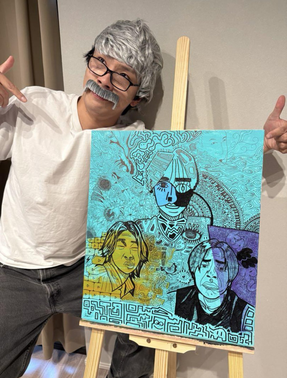 S*2様 マイコちゃん作 「とある日の誰かの肖像画」 マイコちゃん