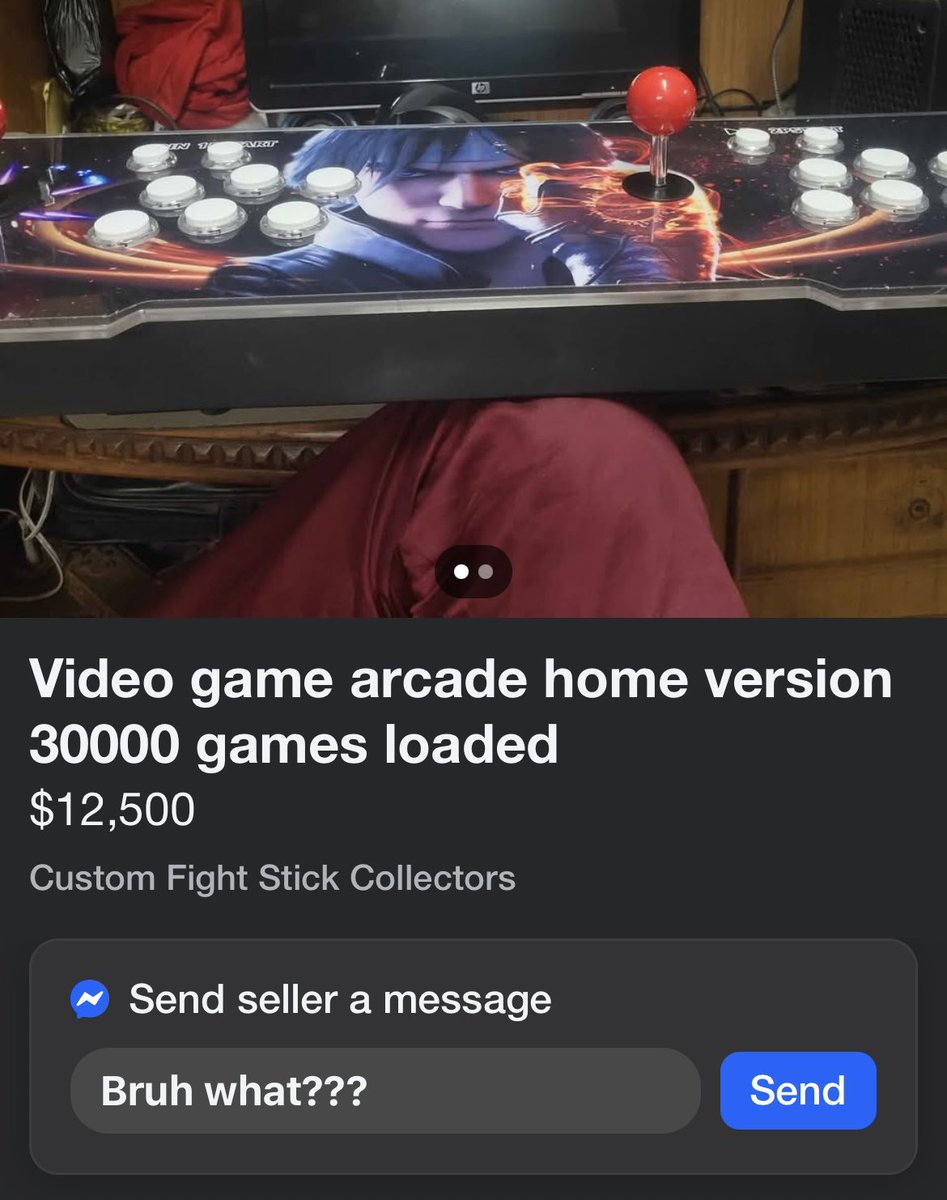 I browse Facebook marketplace and quickly close it.