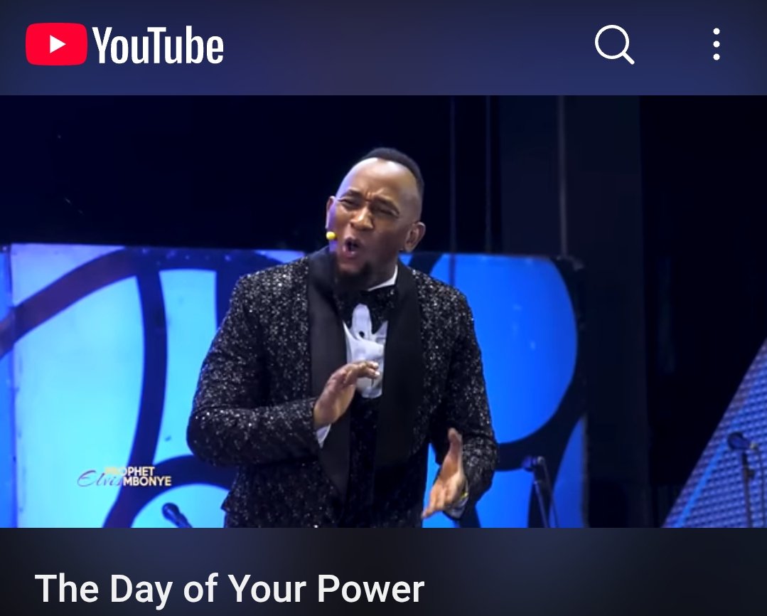 The guy who was the mover and shaker of his day, now was being used as an entertainer. When those days come and it appears like you are the mockery of the day, It Ain't Yet Over!

The Day of Your Power
youtu.be/X12oXkA2qsw?si…
#ProphetElvisMbonye