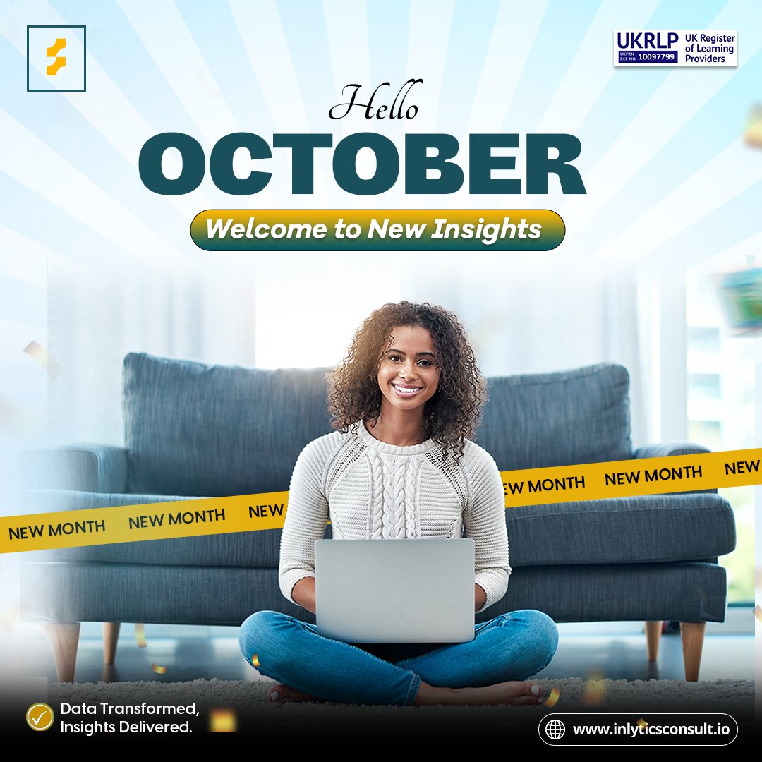 inlyticsconsult's tweet image. Let’s make October your month of data-driven growth.

Inlytics is here to help you make every data point count.

📈 Let’s turn information into action.

Happy New Month.

#Inlytics #DataDrivenGrowth #NewMonthNewInsights #HelloOctober #BusinessIntelligence #Inlytics