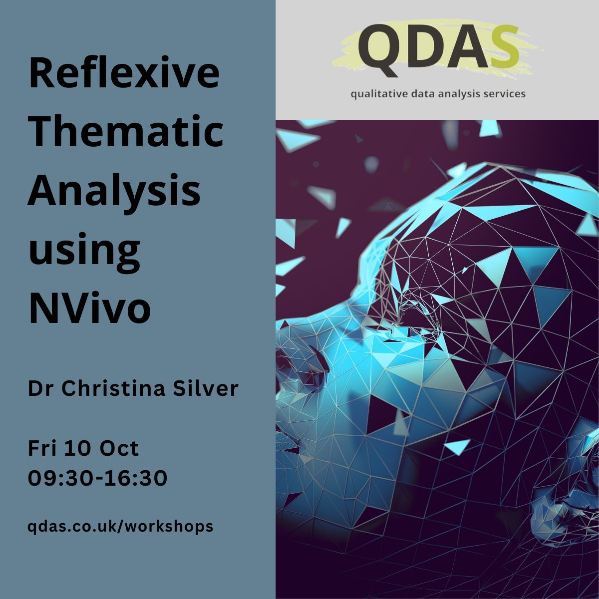 Sarah_L_Bulloch's tweet image. 10th October. Join our Thematic Analysis with NVivo course to learn how to use software tools to enact your method. 
For more info see buff.ly/pP8nPaz 
#QualitativeAnalysis #CAQDAS #QDA #ThematicAnalysis #ReflexiveThematicAnalysis #RTA #Qualitative #NVivo #QDAS