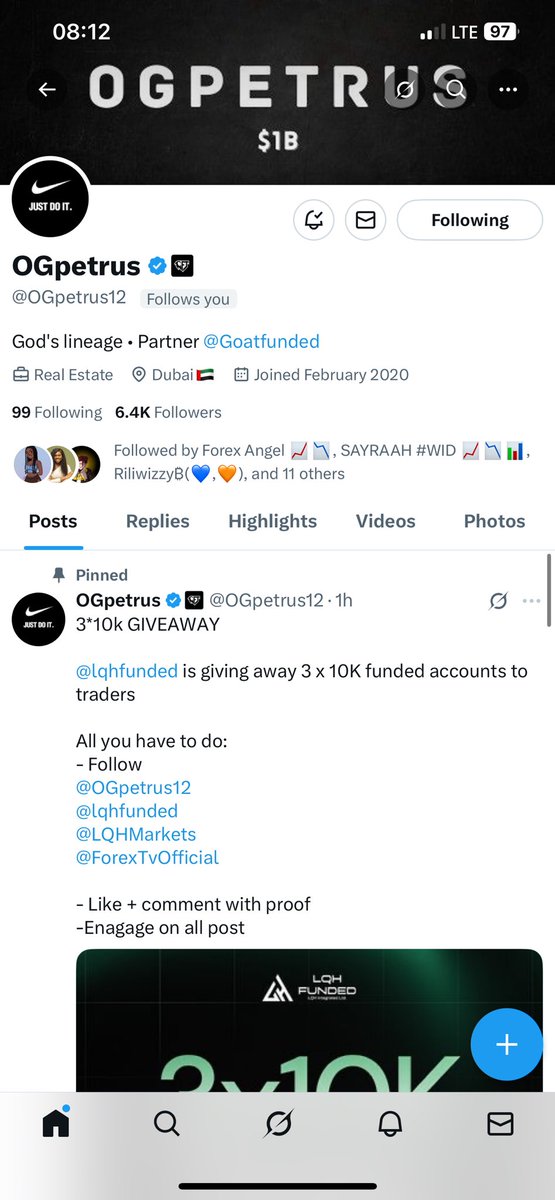 Cryptorisha1's tweet photo. @OGpetrus12 @lqhfunded @LQHMarkets @ForexTvOfficial Lfg 🔥🔥🔥
@binniemohammed @_bimatech @ThissAlphaQueen https://t.co/qSojKRQt7Z