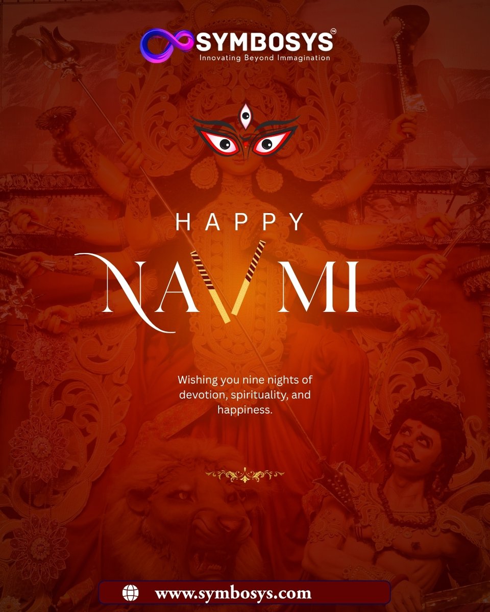 SymbosysTech's tweet image. ✨ Symbosys wishes you a very Happy Navami! ✨
May this auspicious day bring success, joy, and new beginnings to your life
#HappyNavami #Symbosys #FestiveVibes #JoyAndProsperity #InnovationDriven #RanchiBusiness #NewBeginnings #blessings #DigitalTransformation #CustomWebsites