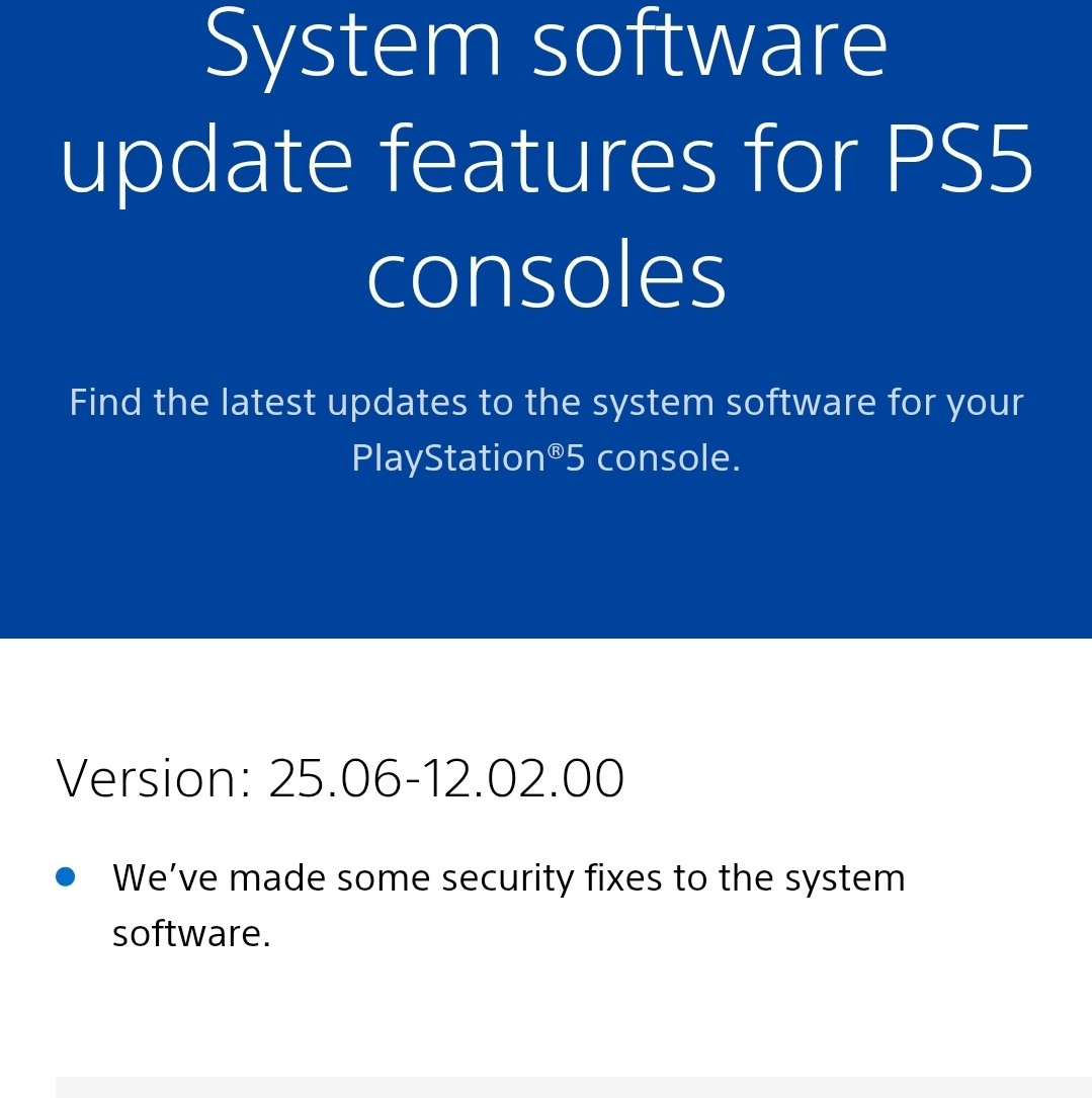 qtr_703's tweet photo. Ps5 12.02 patched security bug 😉
12.00 and lower can expect a jailbreak if the bug gets disclosed but you have own lua disc or it's demo https://t.co/wADHBeBqJl