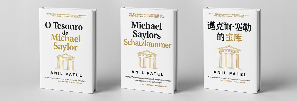 🚨 TRANSLATOR REQUIRED FOR MAJOR BITCOIN BOOK RELEASE! 🚨

Konsensus Network seeks translators for a major release in the Bitcoin category. The Treasury of Michael Saylor by Anil Patel is a carefully curated collection of the Strategy CEO’s most impactful speeches, interviews,