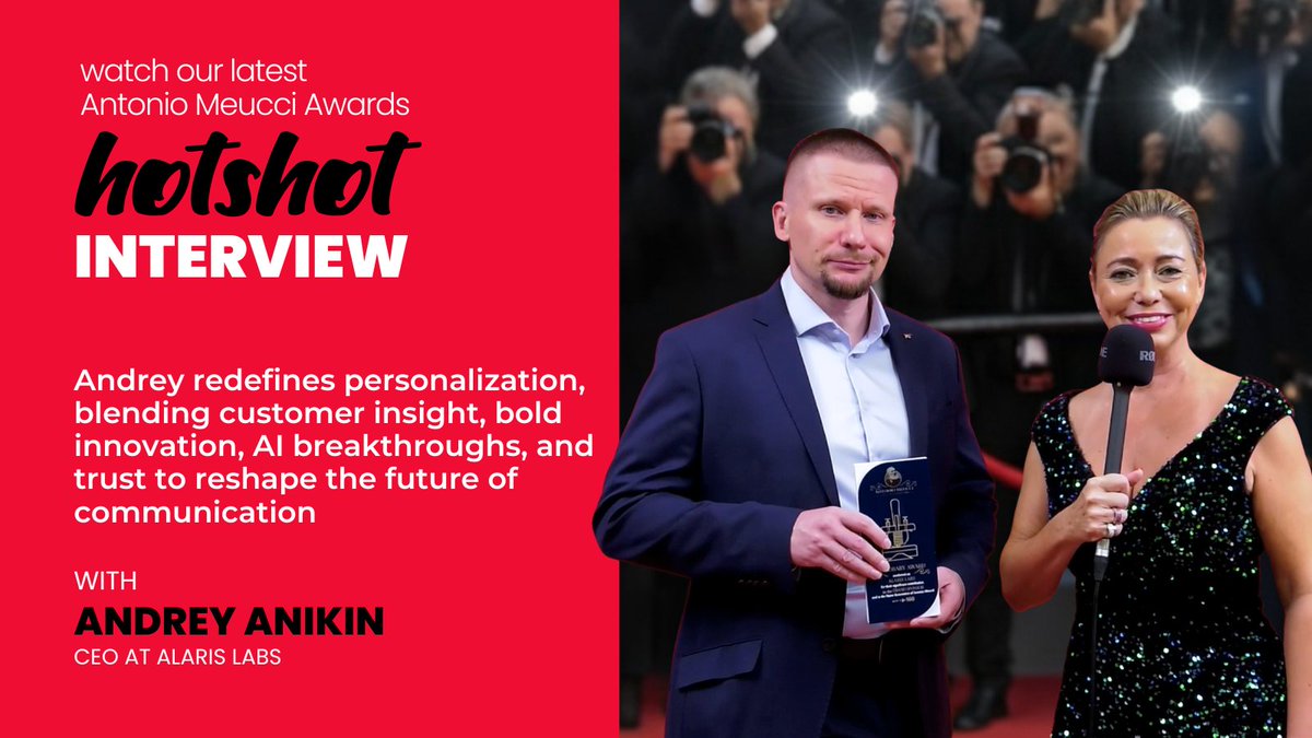 Watch Isabelle on the Red Carpet at the Antonio Meucci Awards, as she goes behind the scenes with the winners! First up, one of the main sponsors of the awards, Andrey Anikin, CEO of Alaris Labs.

Watch video: youtu.be/1Y9HQPciO8o

#WWC #WWC2025 #AntonioMeucci #HOTShot