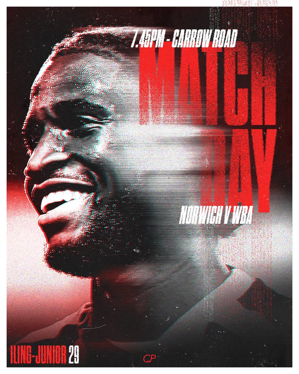 CjpEdits's tweet photo. MATCHDAY 🔴⚫️ #norwichcity #westbromwichalbion #eflchampionship #matchgraphics #wba https://t.co/oqfingWAYS