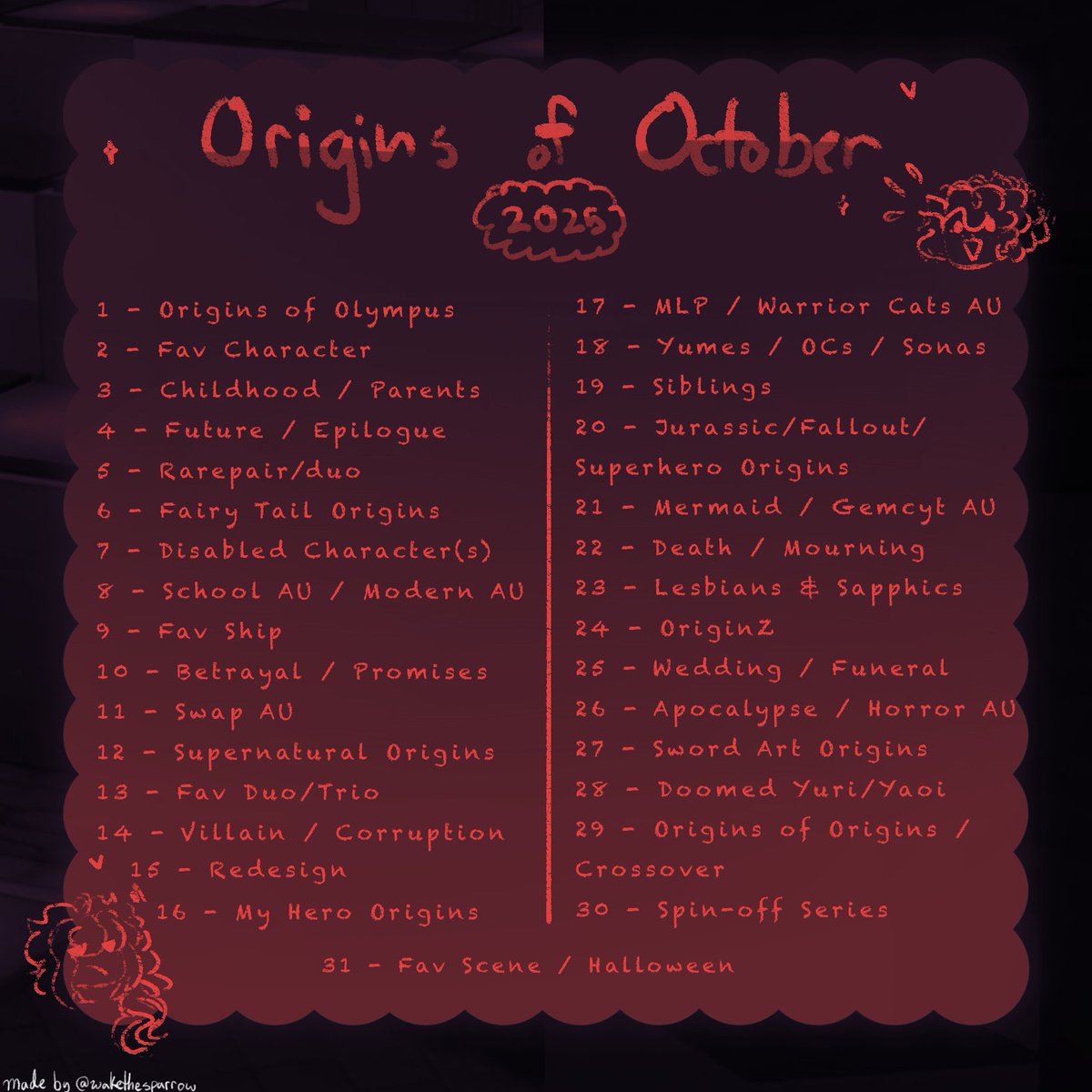 MasoniAss's tweet photo. 🪽🌟

Day 1 of Origins !! + My Redesign for My beloved Bri <33

#OriginsofOctober2025 #OriginsMCRP #OoO https://t.co/WlQwQoKBhT