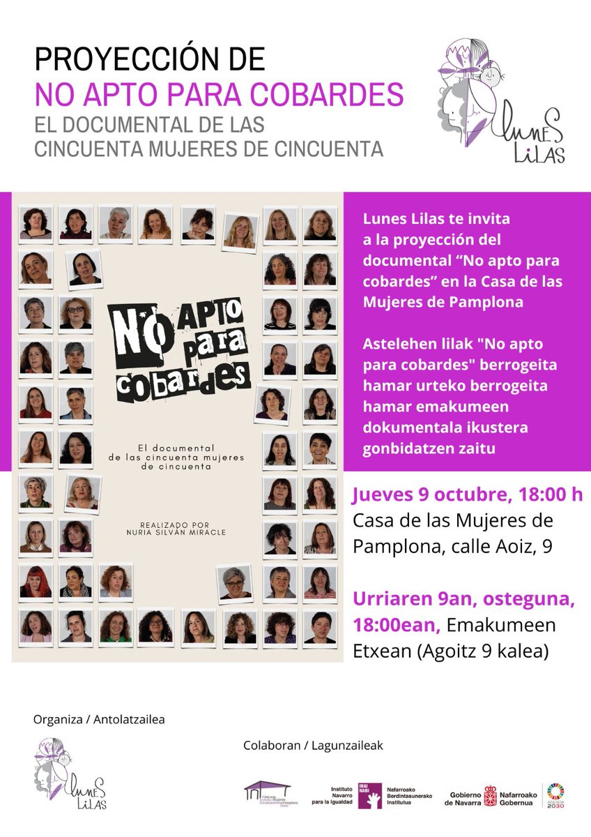 Lunes Lilas Navarra Astelehen Lilak Nafarroa tweet media