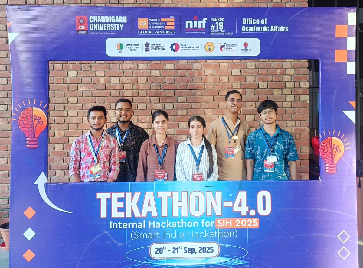 dev_rohitkumar's tweet image. 😅 Survived my first 36-hr Tekathon 4.0 (20–21 Sept) with Ayush, Gautam, Devyansh, Taniya & Garvi!
💻 PPT shortlisted ✅
🐍 Debugging chaos
☕ Chai-powered coding
🔀 Git conflicts = team RPG
📱 Built full-stack app
Not top 50, but memories & skills unlocked!
#SIH2025 #Hackathon