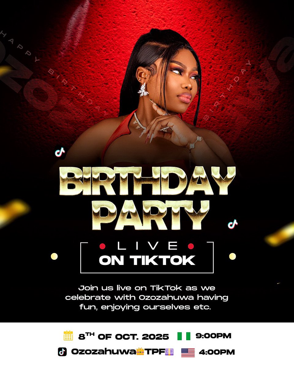 GpVisuals's tweet photo. Celebrate in Style this month
Your party deserves more than just decorations—it deserves a statement.
A powerful design doesn’t just look good—it sets the mood, attracts attention, and makes your event unforgettable.
Happy new month.
#eventsdesign #partyvibe #graphicdesigner https://t.co/Jg3hUN7aD2