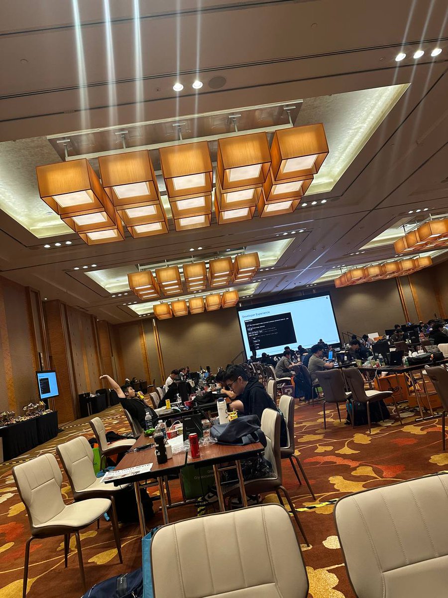 Day 2 at the <a href="/token2049/">TOKEN2049</a> Origins Hackathon. Make sure to pitch your idea to <a href="/GigaHierz/">gigahierz.eth</a> if you are building on <a href="/Celo/">Celo.eth/acc 🦇 🌳</a>!!

And, don't miss the workshop on <a href="/SelfProtocol/">Self Protocol</a> at 6 PM!