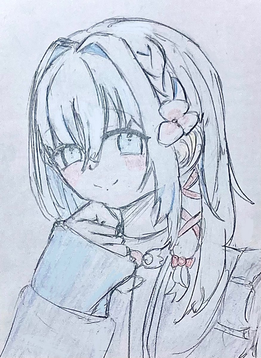 ニヤニヤ😁
#描くうらら #Vtuber100人描くチャレンジ
16/100 あいうらら