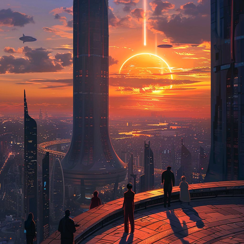 sandiMexicola's tweet image. #Sunset a century from now
#Future #cityscape
#AI #Midjourney #AIArt #AIArtCommunity #AIArtistCommunity #AIArtwork #ComputerArt #DigitalArt