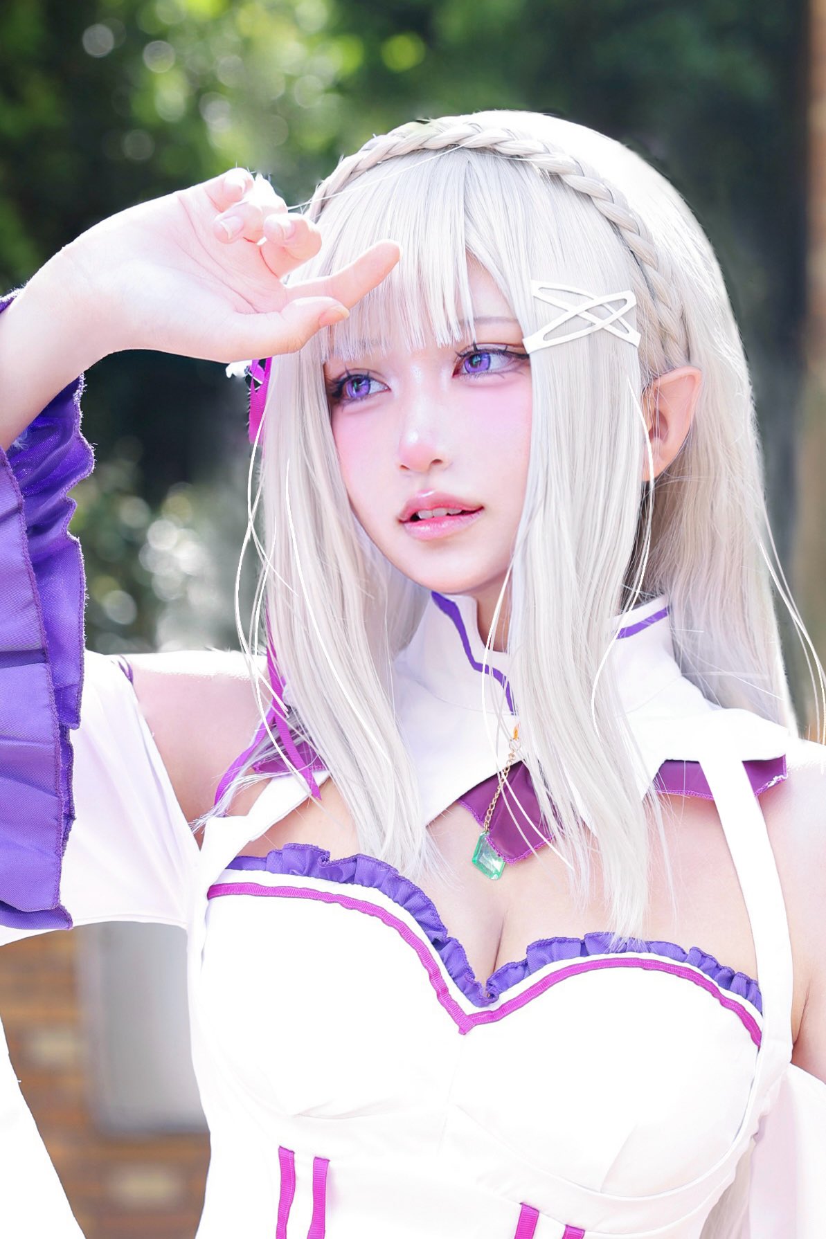 Cosplay Emilia Re:Zero