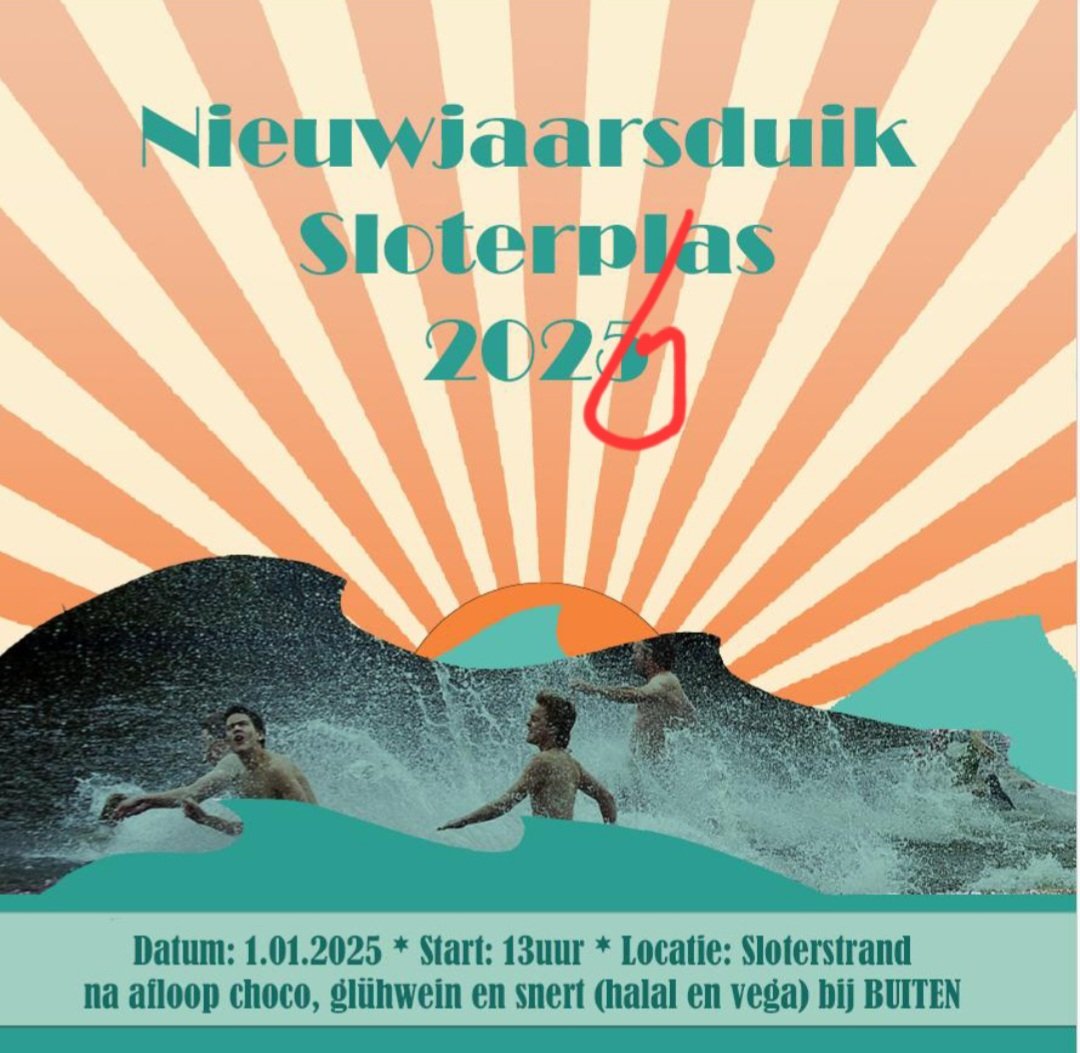 Goed nieuws voor Nieuw-West en de rest van Amsterdam. We gaan weer duiken. Over precies 3 maanden. Kom dan, ga daar. #nat #nieuwjaarsduik  #sloterplas