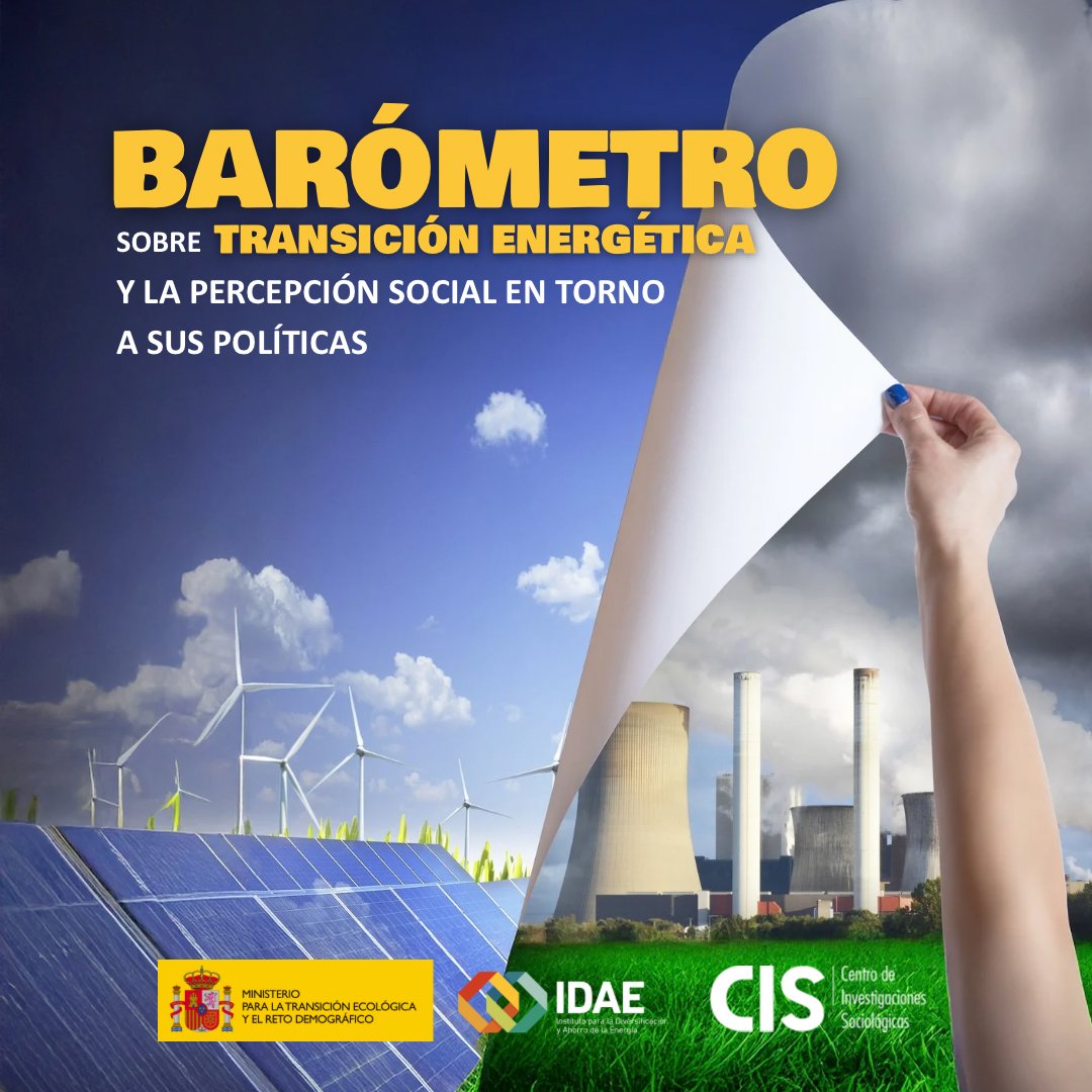 CIS_Institucion's tweet image. 📊El CIS y el @IDAEenergia  firman un convenio para realizar un estudio sobre transición energética 
 
🌱 El trabajo pulsará el grado de conocimiento e interés de la sociedad sobre cuestiones como el despliegue de las energías verdes o el autoconsumo.  

tinyurl.com/24x5nalo