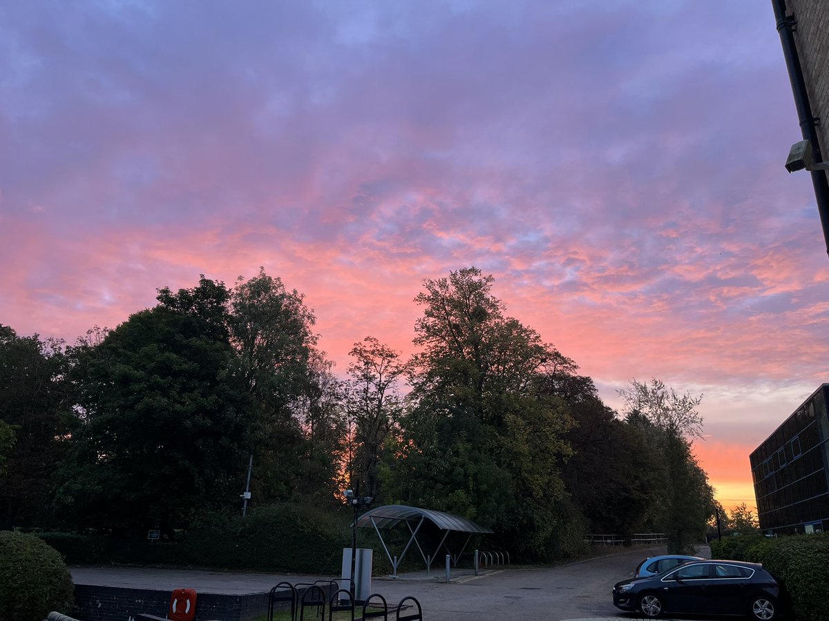 Red sky in the morning…