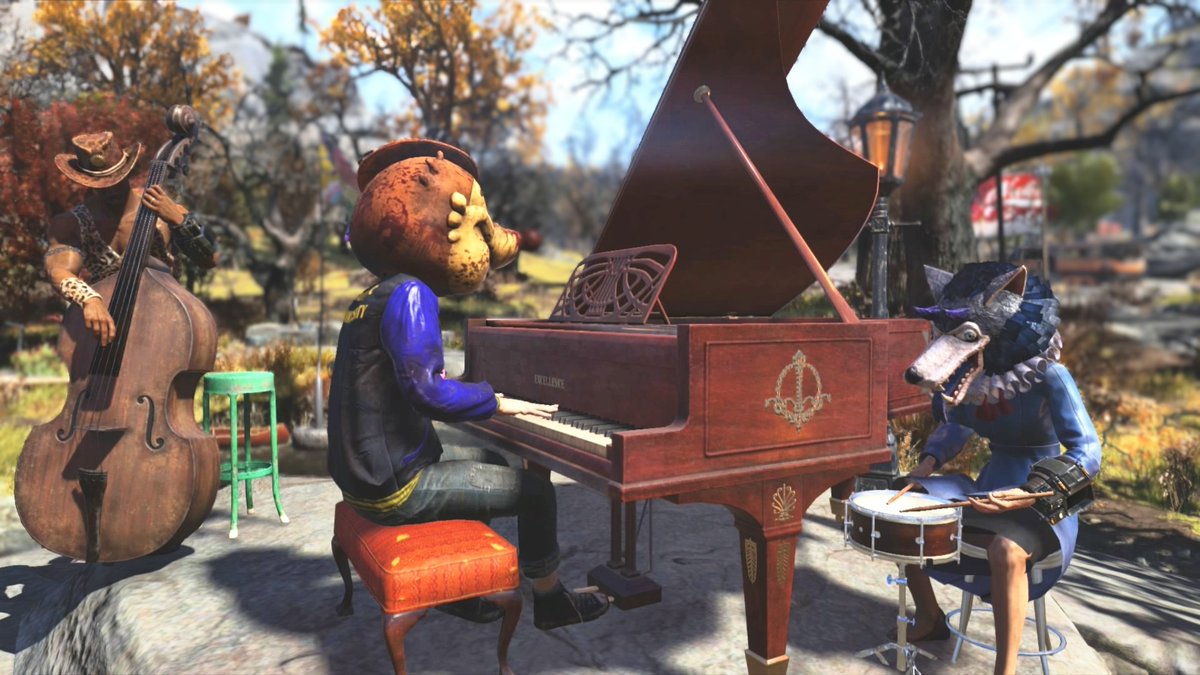satouhitode1's tweet image. #Fallout76 #フォールアウト76
女神まーくさんのキャンプにスモアを持ってりんと遊びに行ってきた😆✨
森林地帯のいいところ🏘✨
次はなにを持って行こうかなぁ🍭🍩✨