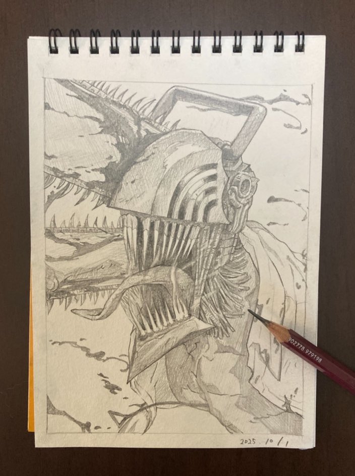 チェンソーマン！！！ レゼ篇見たいー チェンソーマン模写です。 鉛筆