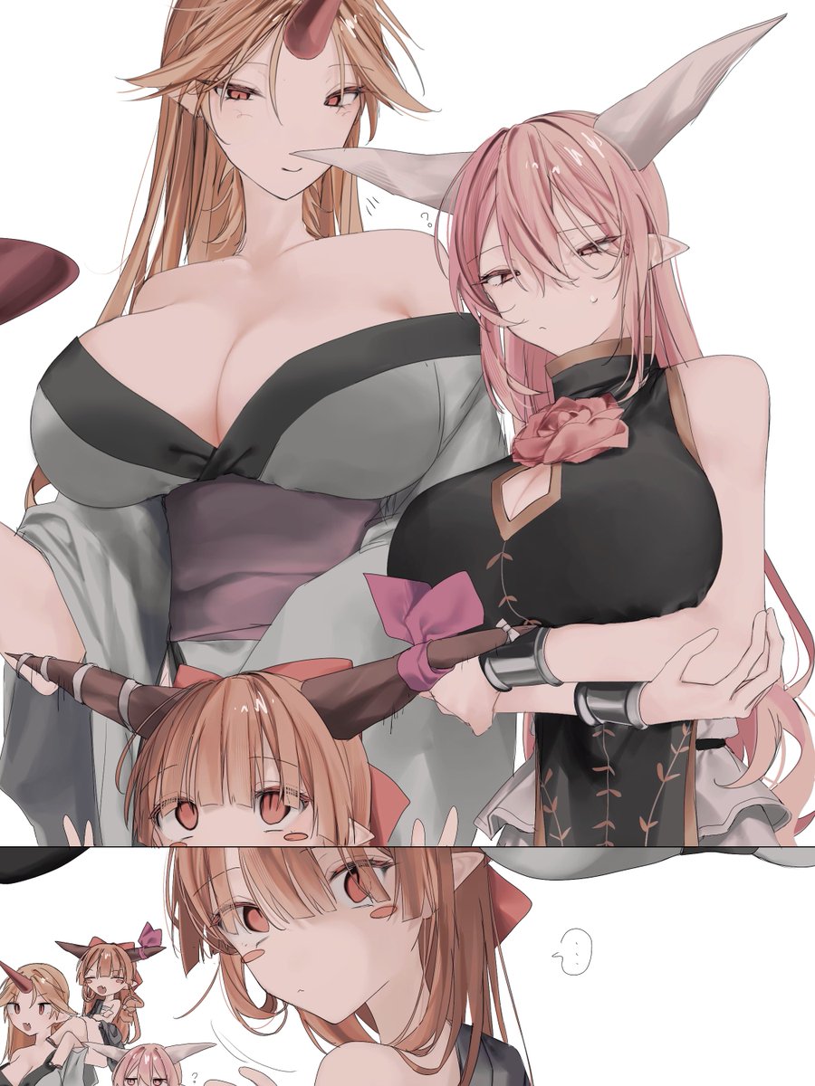 星熊勇儀 ,茨木華扇 ,伊吹萃香 「高」|巌のイラスト