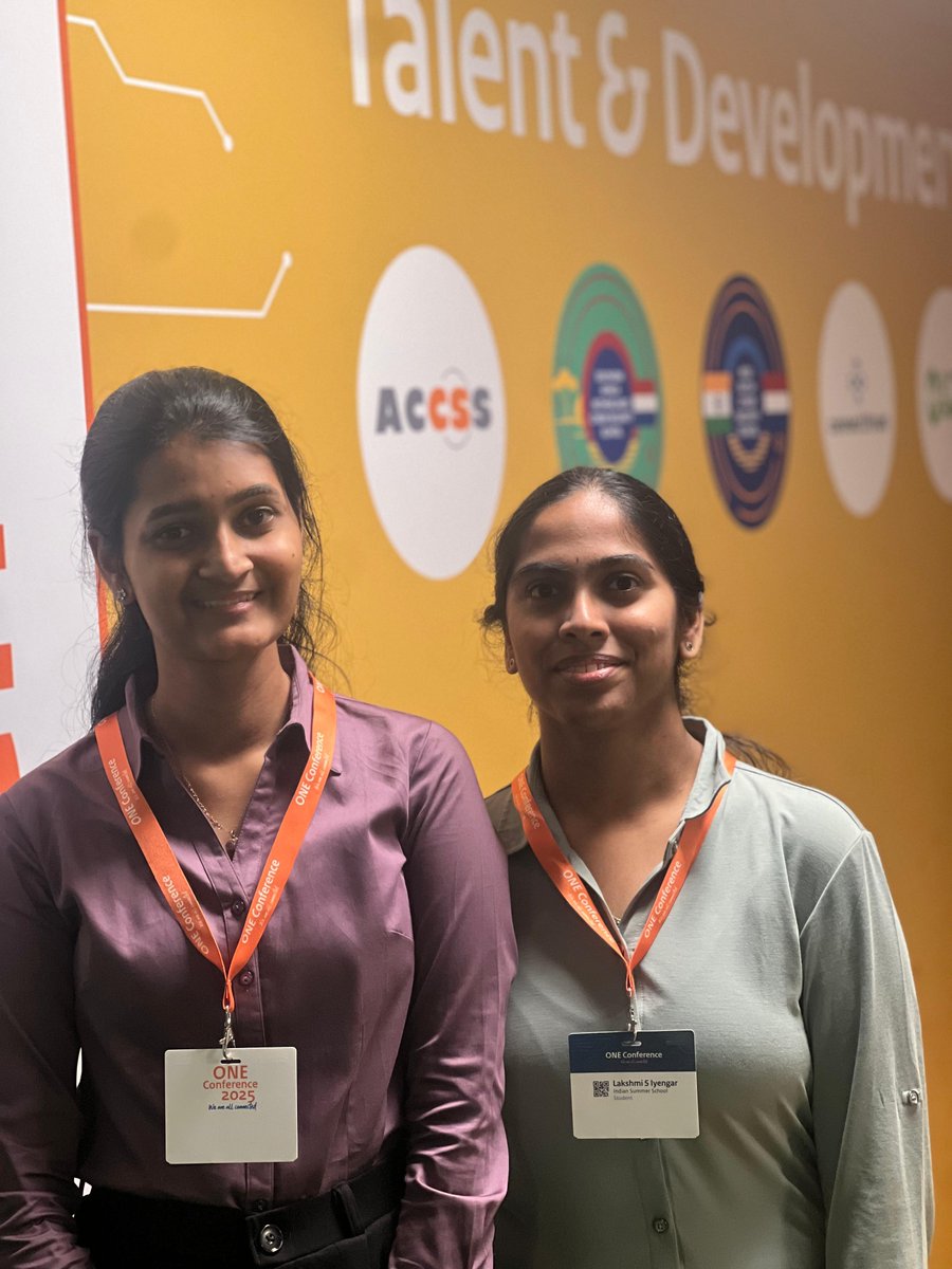 IDCSS25's tweet image. IDCSS at the @OneConferenceNL yesterday!
We were even joined by the two ONE Conference winners from IDCSS24! Lakshmi S Iyengar &amp;amp; Sai Jostna Manaswini Pegetraju.
Thank you @terraeagletech &amp;amp; @GlobalsInc for sponsoring them to the ONE!
@hcssnl @ccoe_hyd @DSCI_Connect @NLinIndia