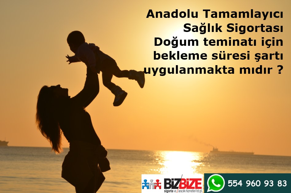 Anadolu Tamamlayıcı Sağlık Sigortası
Doğum teminatından faydalanabilmek için sadece altı ay bekleme süresi şartı bulunduğunu biliyor muydunuz?
👉
bizbize-sigorta.blogspot.com/2021/01/anadol…
#bizbizesigorta #doğum #tamamlayıcısağlıksigortası