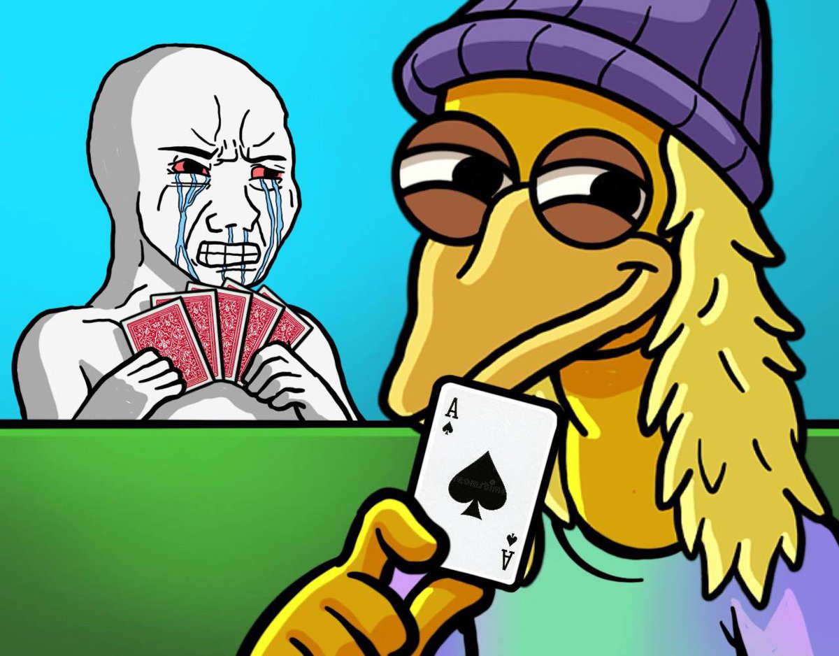 AssamVict0r's tweet image. @SOLbirddog 
Winning hand vs Paper hand😂

When you’re holding 💎 hands while the rest are just crying with paper hands…
Birddog always plays the winning card 🃏🐕🚀

#Birddog #CryptoMeme #DiamondHands #Winning