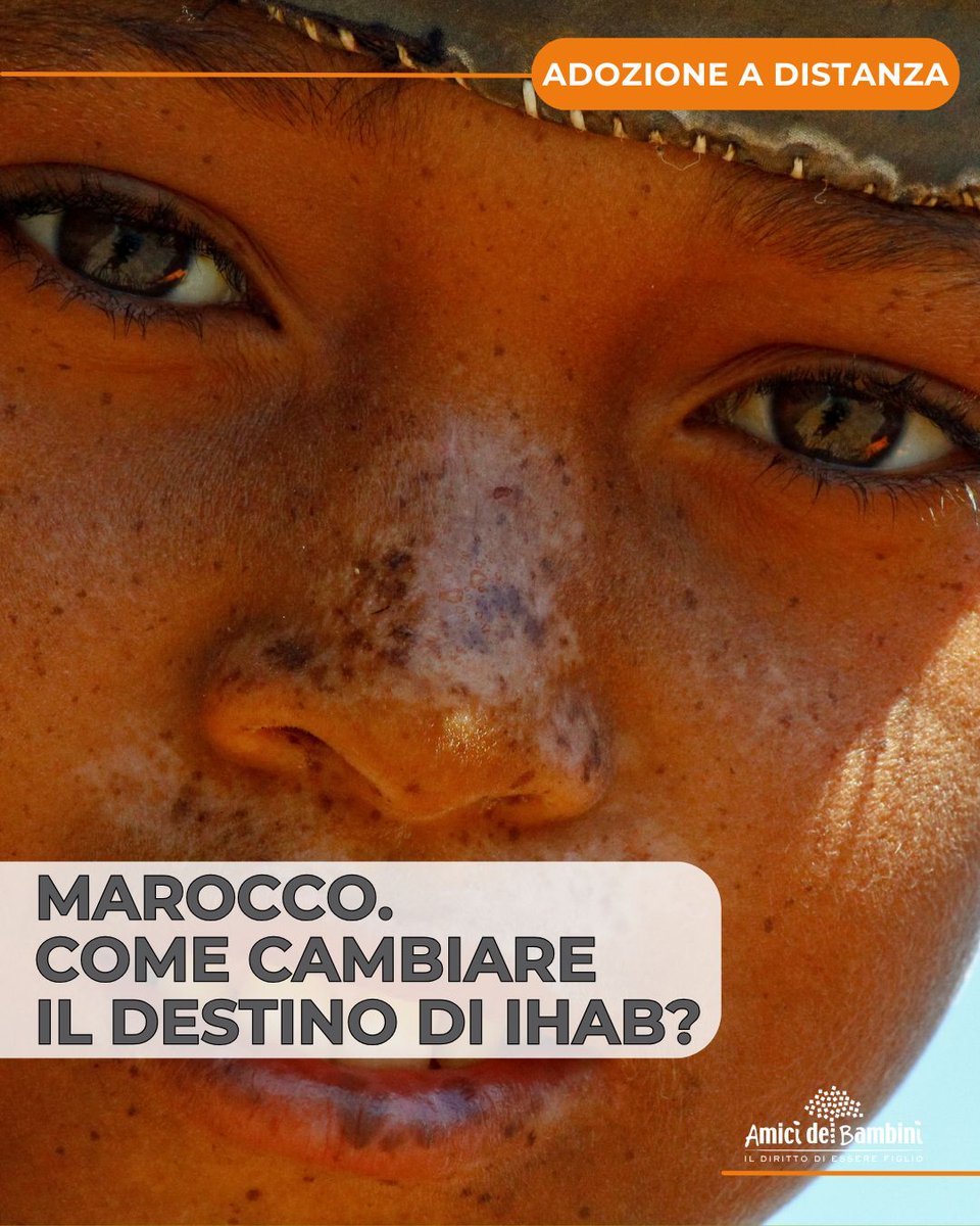 🇲🇦 Il padre scomparso, la madre elemosina per strada, una baracca in un giardino come casa. 
Con un’#AdozioneaDistanza puoi trasformare la vita di Ihab.
Leggi la sua storia👇
aibi.it/ita/marocco-ca… 

#AiBi #AmicideiBambini #Marocco