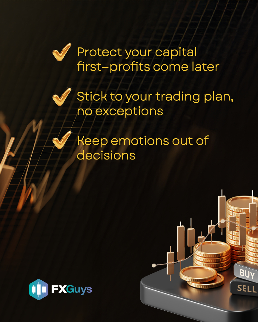 FXGuysNews's tweet image. 📌 Strategies will change. Indicators will come and go.

But these 3 golden rules? They never change.
 ✔️ Protect what you have
 ✔️ Follow your plan
 ✔️ Stay calm under pressure

Every profitable trader lives by these. Do you?
#fxguys #forextips #tradingrules #forexmindset…