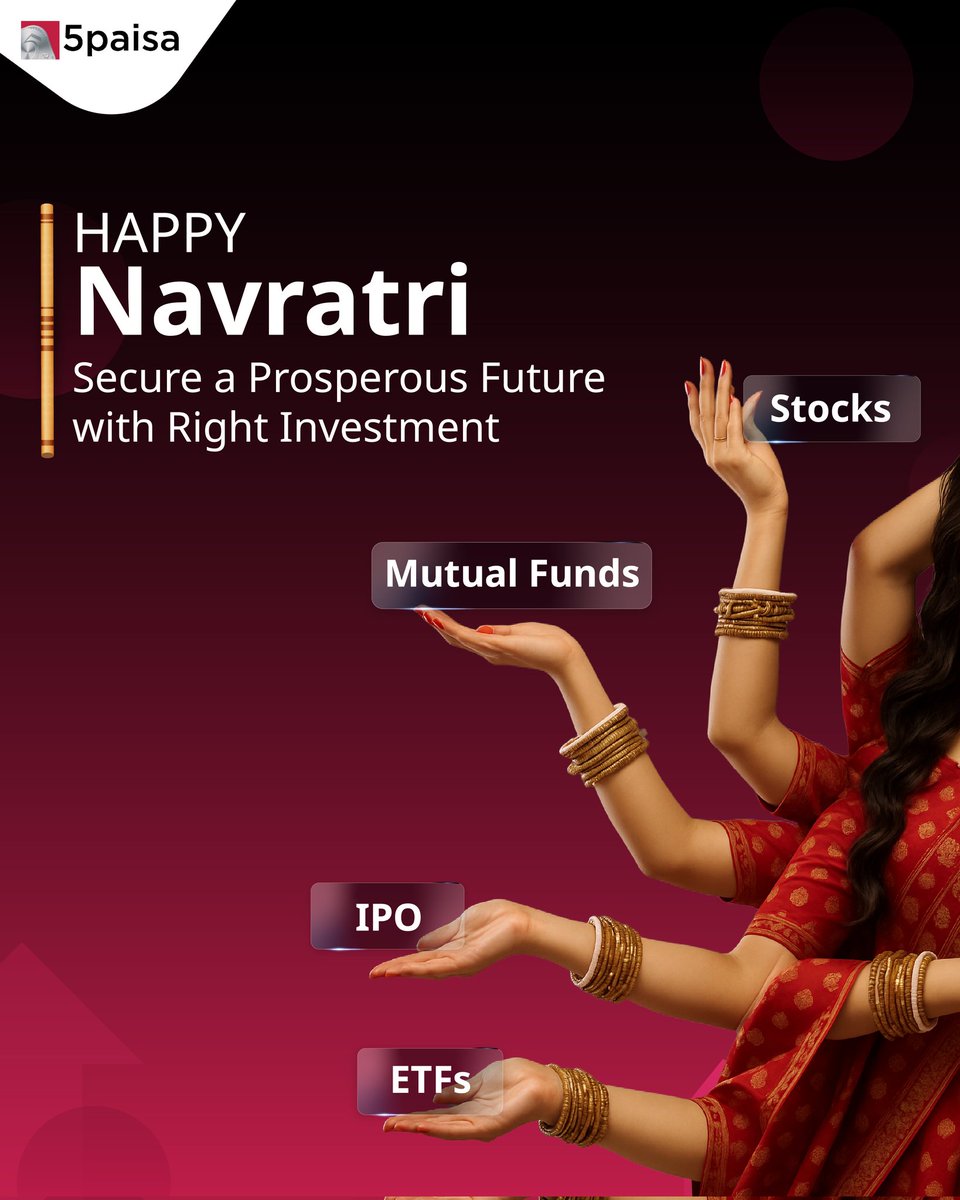 This Navratri, let every hand of Maa Durga guide you toward financial prosperity. From SIPs to stocks, mutual funds to bonds, diversify your investments and build a future that’s secure and flourishing. 

#navratri #durgapooja #trading #tradinglife #investment