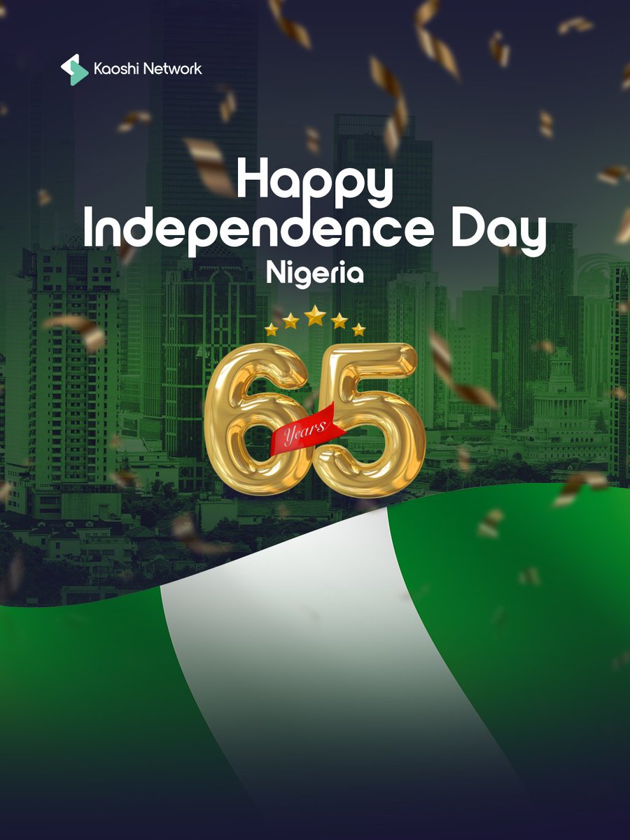 Happy Independence Day to our great nation, Nigeria! 🇳🇬 May God bless our land and unite us in peace, love, and prosperity. 🙏✨

#IndependenceDay #October1st
