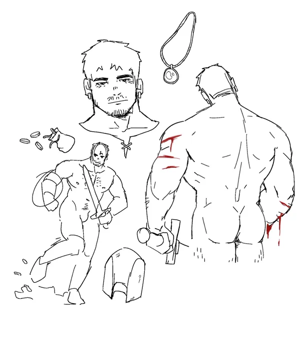 gay and tired.

#dungeonsanddragons #sketch #oc 