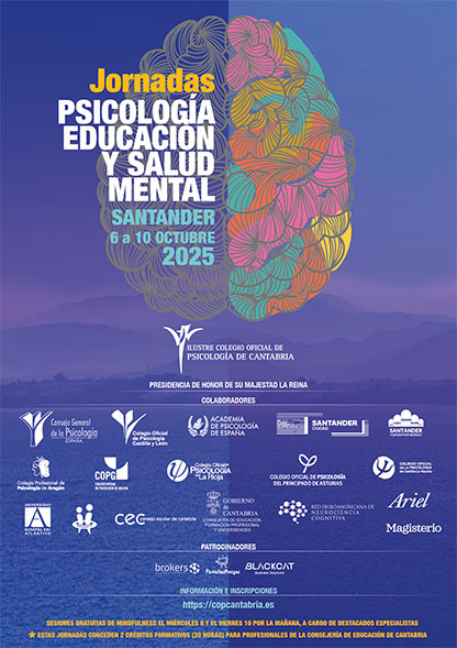 cop_cantabria's tweet photo. Las Jornadas Nacionales Psicología, Educación y Salud Mental están dirigidas por Ignacio Morgado @IgnacioMorgadoB y por F. Javier Lastra @psycotec , Decano del Colegio de Psicología de Cantabria @cop_cantabria . https://t.co/QNk3i2bYSi