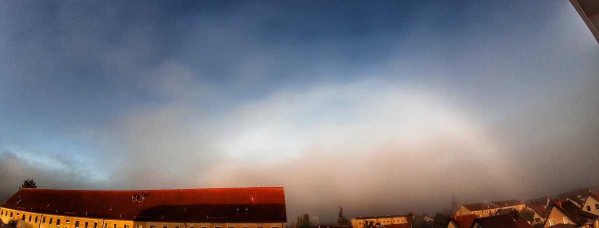 #Nebelbogen vorhin in #Südthüringen #Obermaßfeld