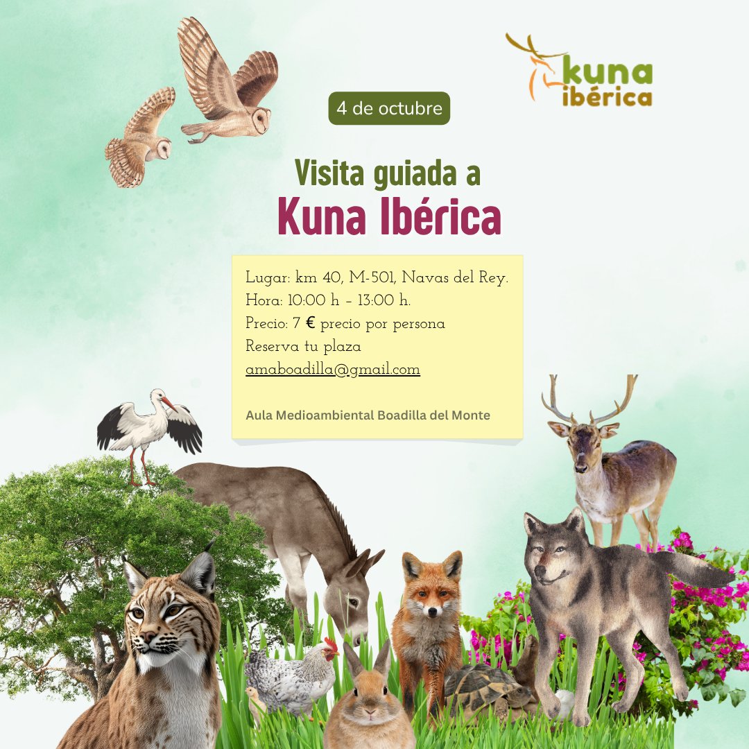 Acompáñanos en una visita guiada al Centro José Peña-Kuna Ibérica para conmemorar el Día Internacional de la Protección de los Animales.   Este centro alberga más de 200 ejemplares de animales irrecuperables, como lobos, buitres, corzos y muchos más, que necesitan nuestra ayuda.