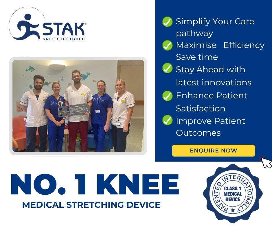 The STAK Knee Stretcher = Better outcomes, faster recovery 💪
✅ Efficient
✅ Safe
✅ Trusted by professionals
👉 rfr.bz/taa50ca
#KneeRecovery #STAKStretch