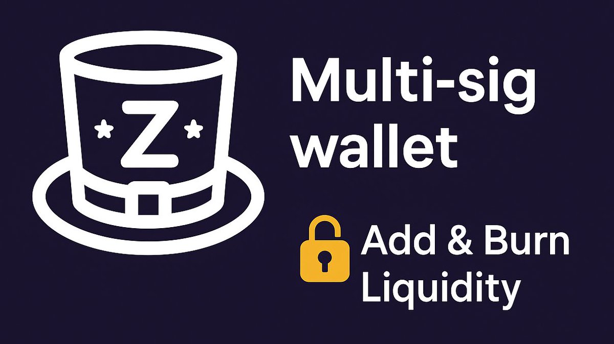 DEGENZVENTER's tweet photo. We’re building together Degenz💜  
KZ Staking V3 testnet 🚀  
Multi-sig wallet 🔑 open for community support.  
Funds → ETH liquidity + listings (CMC/Dextools) 🔗  
Your support = stronger ecosystem 🌍  
EVM MULTI-SIG ADDRESS 👇  countdown from 10 ...
#DeFi #Staking #DegenZ https://t.co/FTpW2WWOmQ
