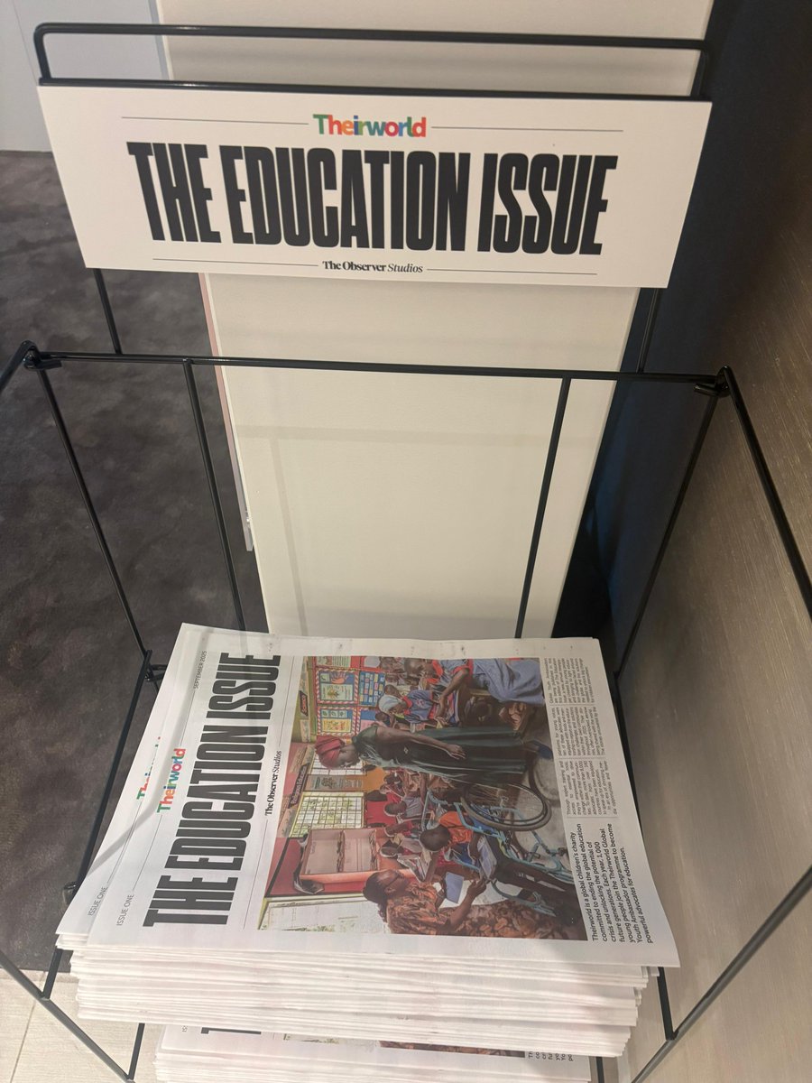 Thrilled to have our stories published on the Education Issue website, The Observer newspaper &amp; showcased at the UNGA!Huge thanks to <a href="/theirworld/">Theirworld</a> &amp; <a href="/PioneersPost/">Pioneers Post</a> for the incredible opportunity &amp; empowering us

Check out our stories here theeducationissue.org