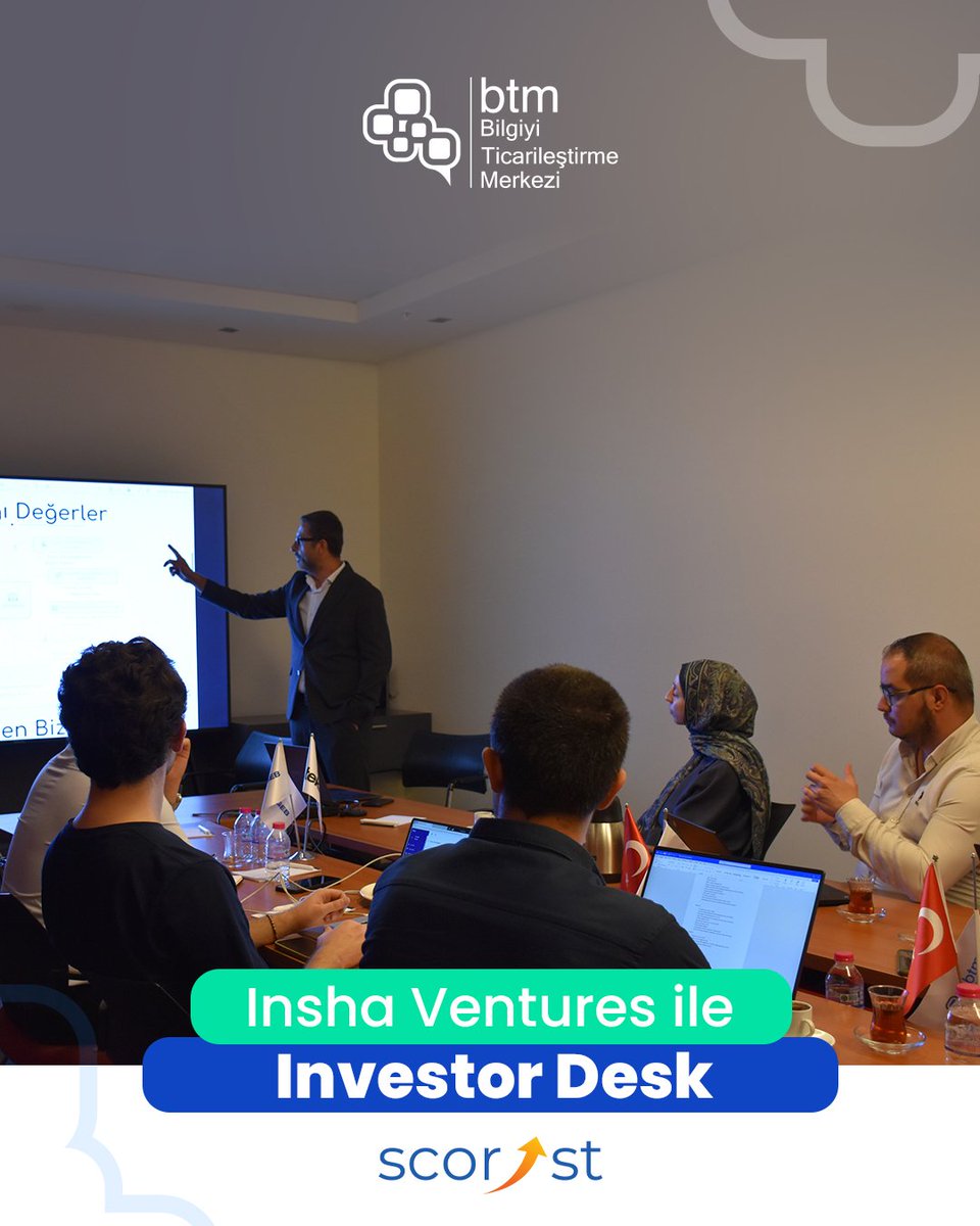btmistanbul's tweet image. Girişimcilerimizi yatırımcılarla bir araya getirdiğimiz Investor Desk’in bu seferki konuğu Insha Ventures oldu. Etkinlikte girişimcilerimiz, yatırımcılara sunum yaparak doğrudan geri bildirim alma fırsatı yakaladı.

#btmistanbul #ideatobusiness #WeScaleStartups