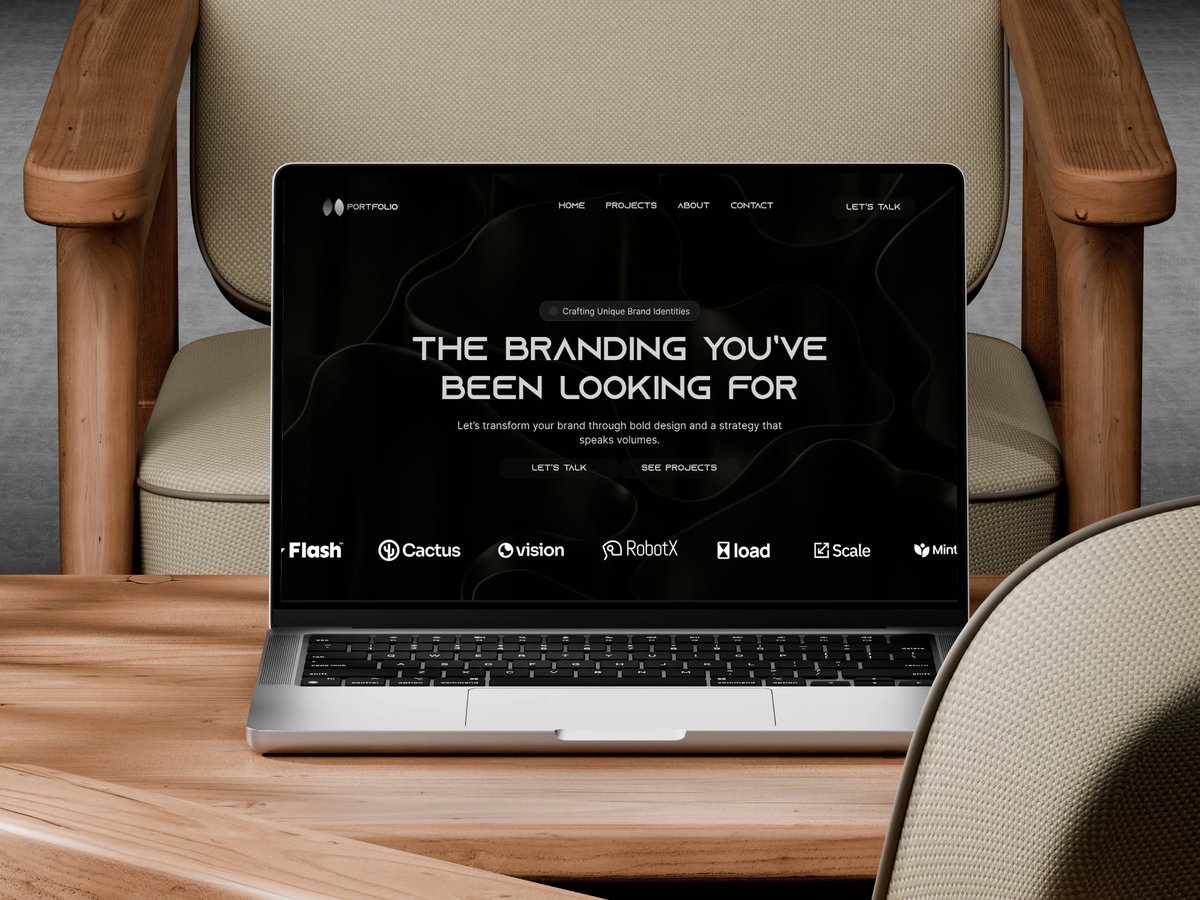 GaniyyNafiu's tweet image. Just wrapped up a hero section design for a branding portfolio 🎨
🔎 Process:
Research & inspiration
Bold messaging
Dark, premium visual direction
Dual CTAs (Talk / Projects)
Trust logos for credibility
First impression = everything.
#UIDesign #WebDesign #DesignProcess