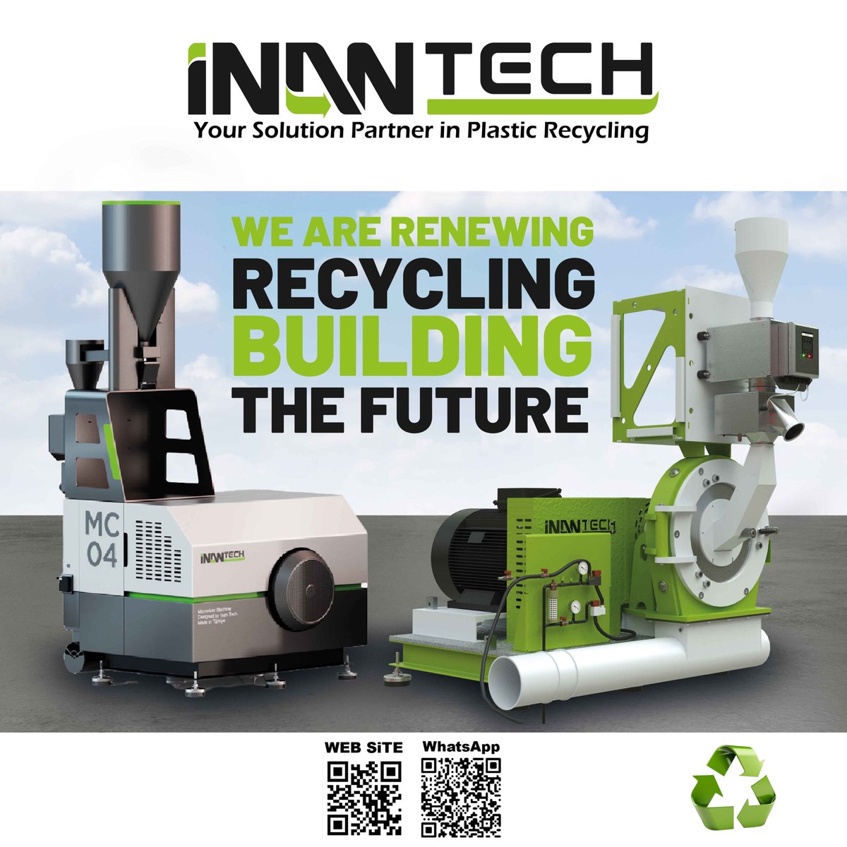 InanTech's tweet image. Tozun gücü geleceği şekillendiriyor! 🌍

İnan Tech mikronize makineleri ile hammaddeler mikron seviyesine iniyor, ürünlerinizde kalite ve verimlilik en üst seviyeye çıkıyor.

Küçük parçacıklar, büyük devrim! 🚀
 #İnanTech #micronizer #recyling #plastik