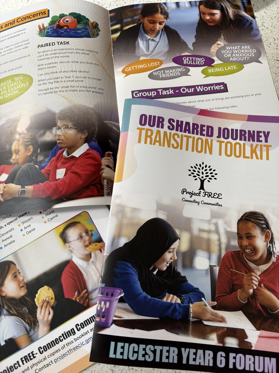 ProjectFreeCIC's tweet image. Are you a teacher looking to support your Yr6 pupils in the transition from primary to secondary school?
We’ve created a Transition Toolkit that will enable pupils to explore their feelings and share their expectations &amp;amp; concerns 
You’ll find it here 
projectfree.co.uk/learning-events