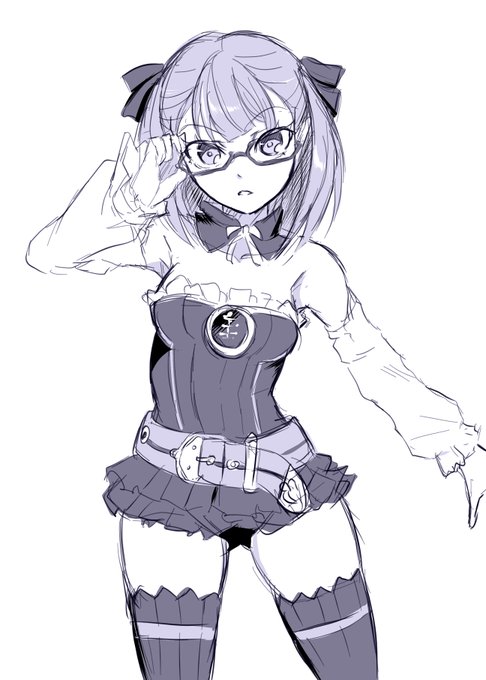 勢いで描いた眼鏡エレナマッマ。
勢いで描いた差分付き。
#リョナ 