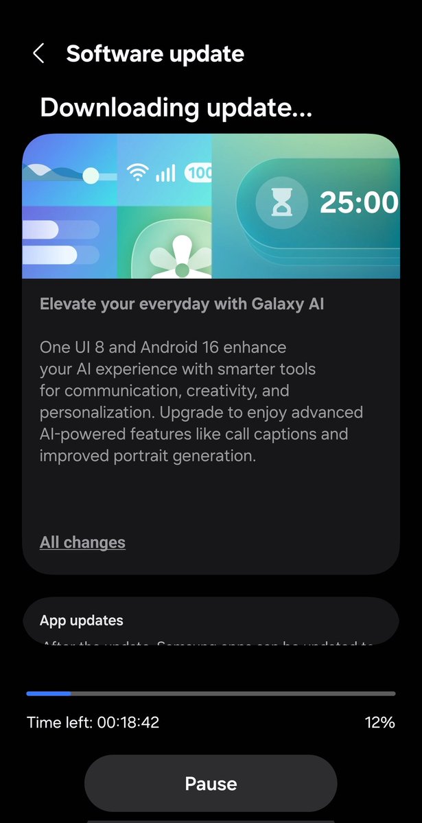 SachinAcharya's tweet photo. Update is here..
#OneUI8 #android16 #Samsungmobile #SamsungS23Ultra #koreanversion #SamsungS23series https://t.co/HNr3g5DECp