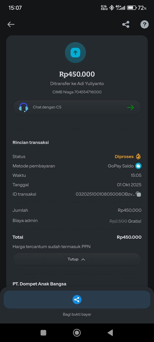 AdiUlung's tweet photo. @gopayindonesia mengapa? eror kah dari tadi ini proses Mulu kocag https://t.co/L2z5MgBFPH