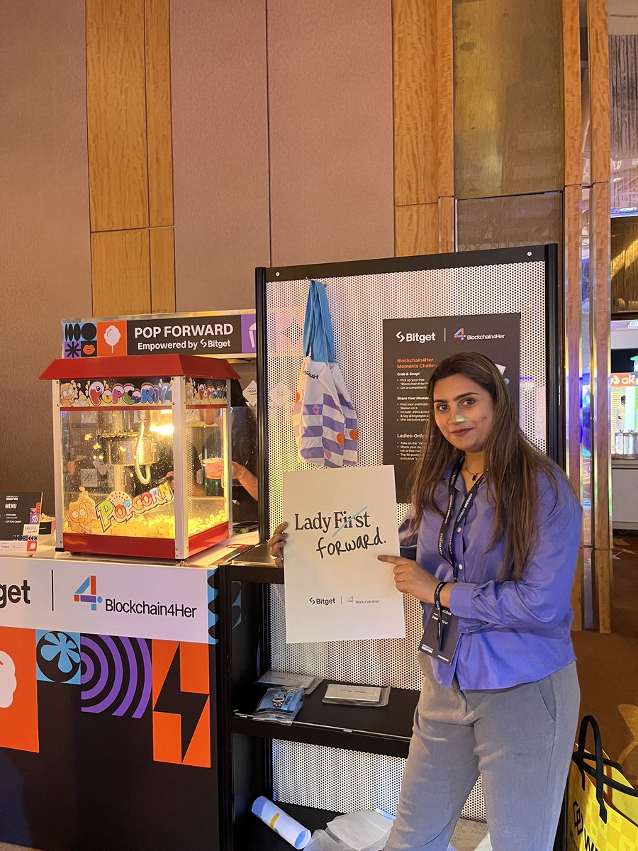 NehabulousMind's tweet photo. @bitgetglobal #token2049 #blockchain4her https://t.co/7wN7iOvze5