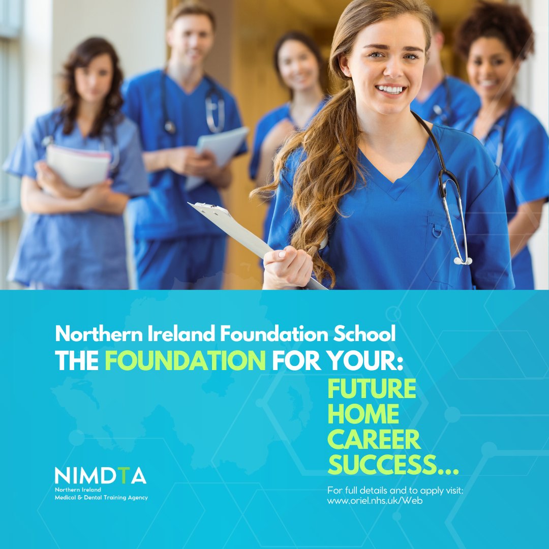 _NIMDTA's tweet image. 🚨@QUBelfast &amp;amp; @UlsterUniMed med students - the Foundation Programme National Application Window is OPEN! 🙌

✅ 2-year training programme
✅ GMC-aligned curriculum
✅ Apply via Oriel by 8 Oct

Start your journey in #HSCNI 👉 tinyurl.com/55esxjtm

#ChooseNI #FoundationTraining